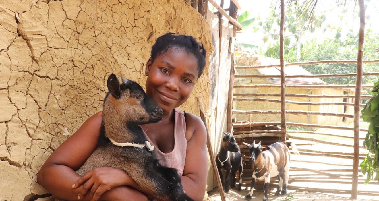 Goat rearing in Liberia