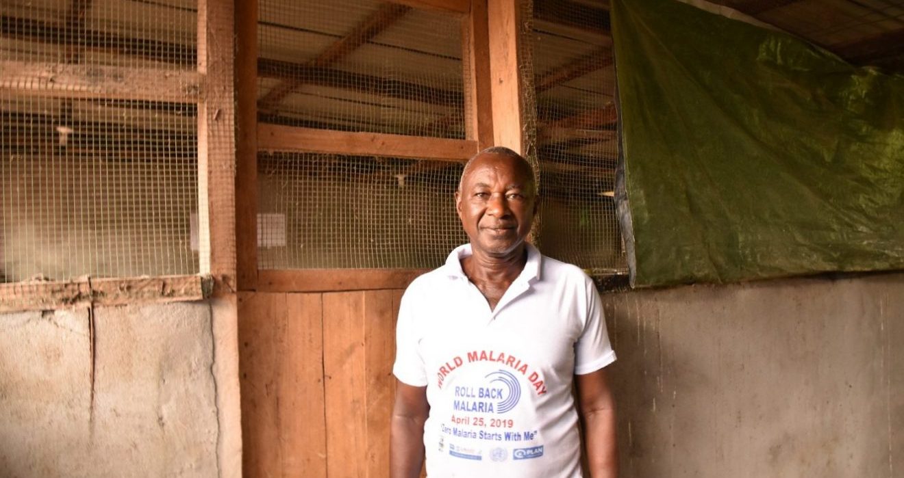John a farmer in Liberia