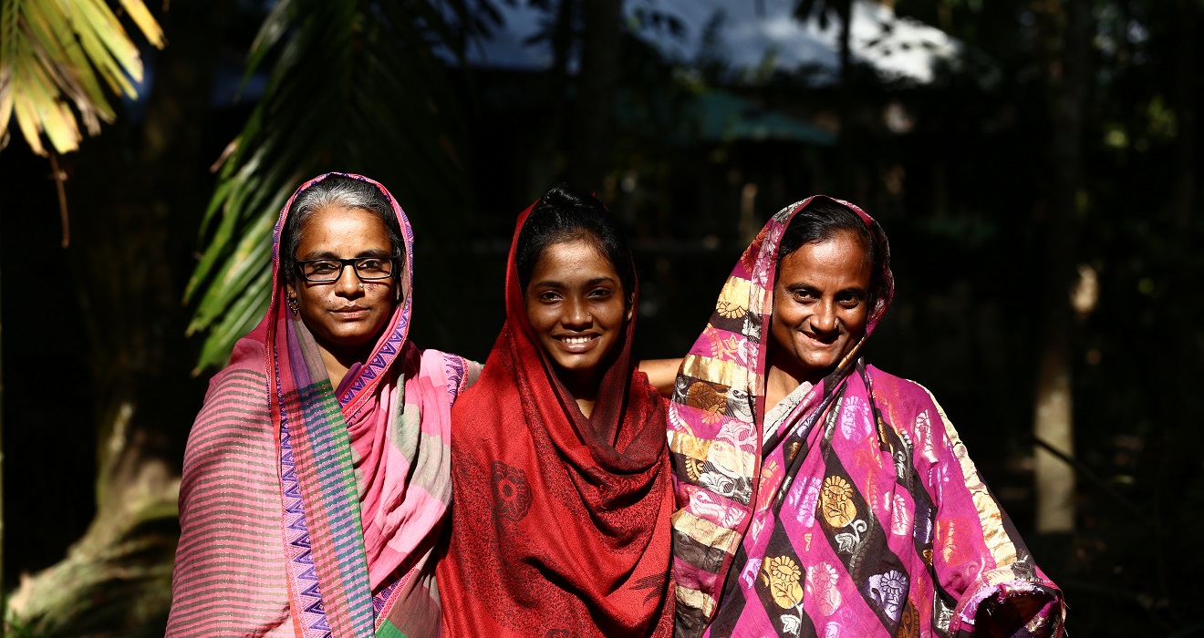 three women in Bangladesh